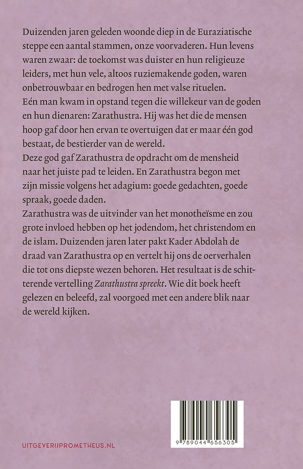 Zarathustra spreekt