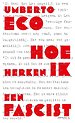 Hoe herken ik een fascist Hoe herken ik een fascist