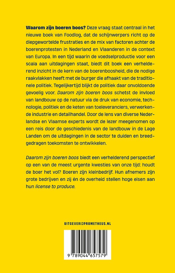 Daarom zijn boeren boos