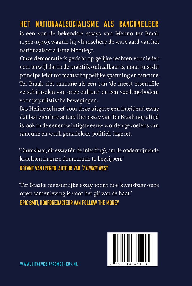 Het nationaalsocialisme als rancuneleer