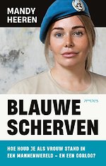 Blauwe scherven