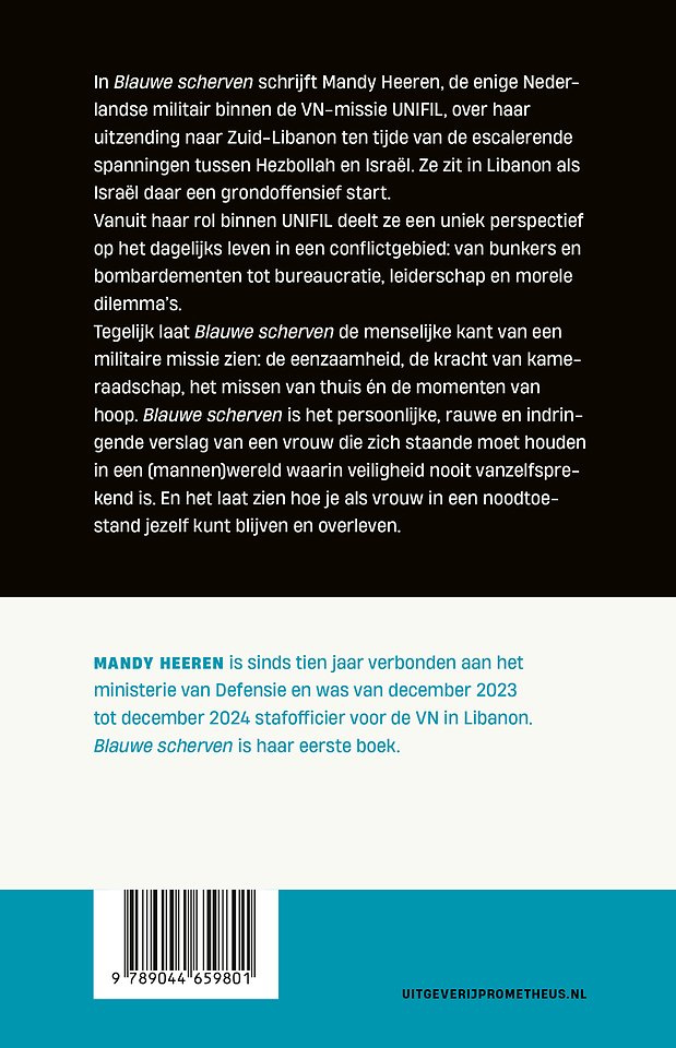 Blauwe scherven