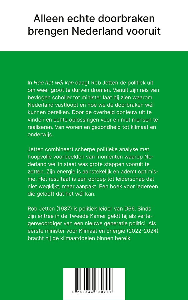 Hoe het wél kan