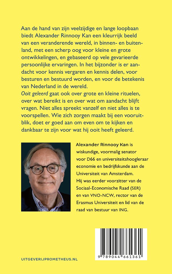 Ooit geleerd