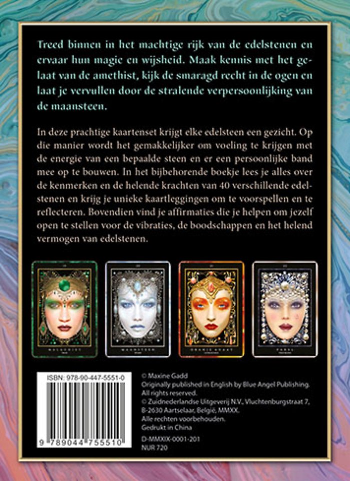 De helende energie van edelstenen-Boek en orakelkaarten