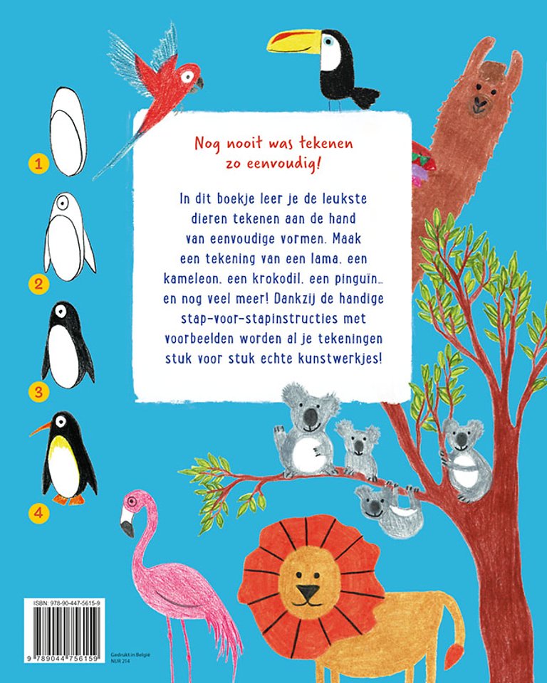 Hoera! Ik leer dieren tekenen