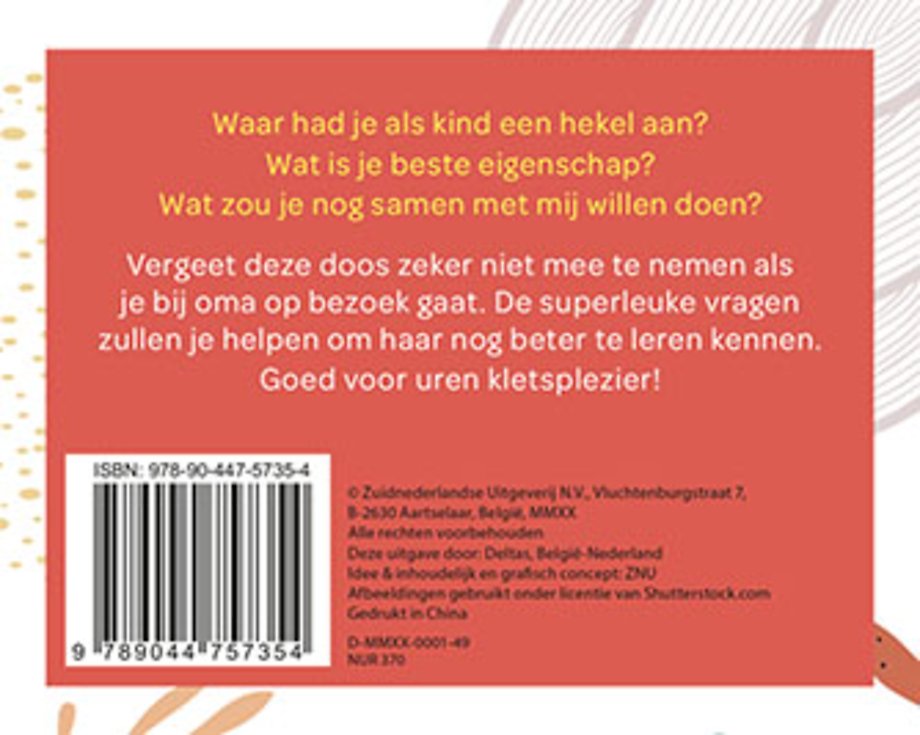 Tijd voor een leuke babbel met oma Praatkaarten