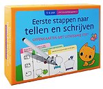 Oefenkaarten met uitwisbare stift - Eerste stappen naar tellen en schrijven 5-6 jaar groep 2