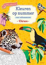 Kleuren op nummer voor volwassenen Dieren