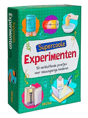 Supercoole experimenten - Doos met kaarten