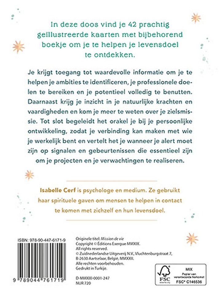 De weg naar je levensdoel - Boek en orakelkaarten