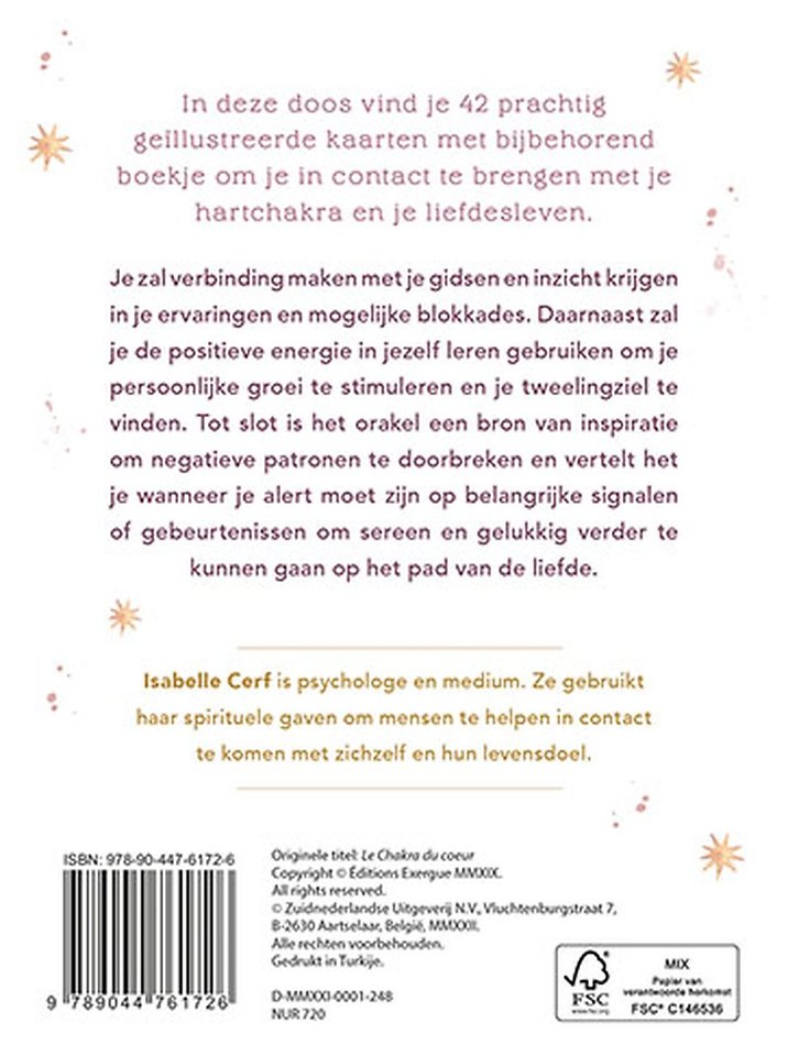 De chakra van je hart - Boek en orakelkaarten