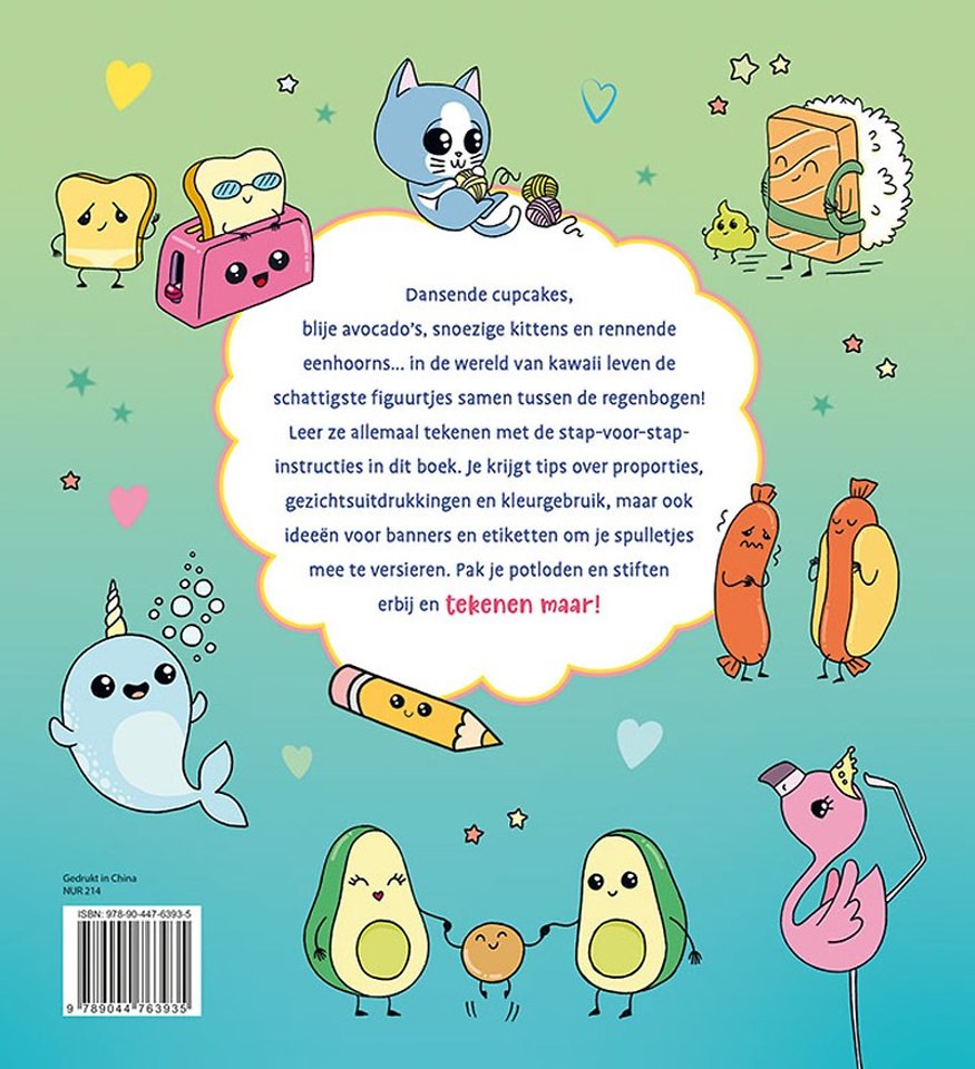 Stap voor stap kawaii leren tekenen