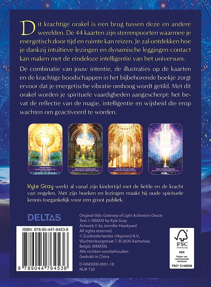De poorten naar het licht - Boek en orakelkaarten