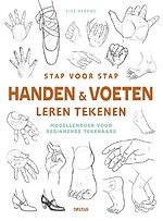 Stap voor stap handen en voeten leren tekenen
