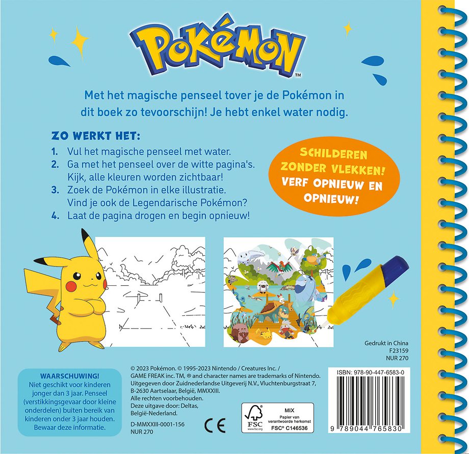 Pokémon Schilderen met water 2