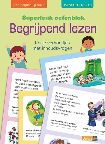 Superleuk oefenblok begrijpend lezen 1ste leerjaar/ groep 3