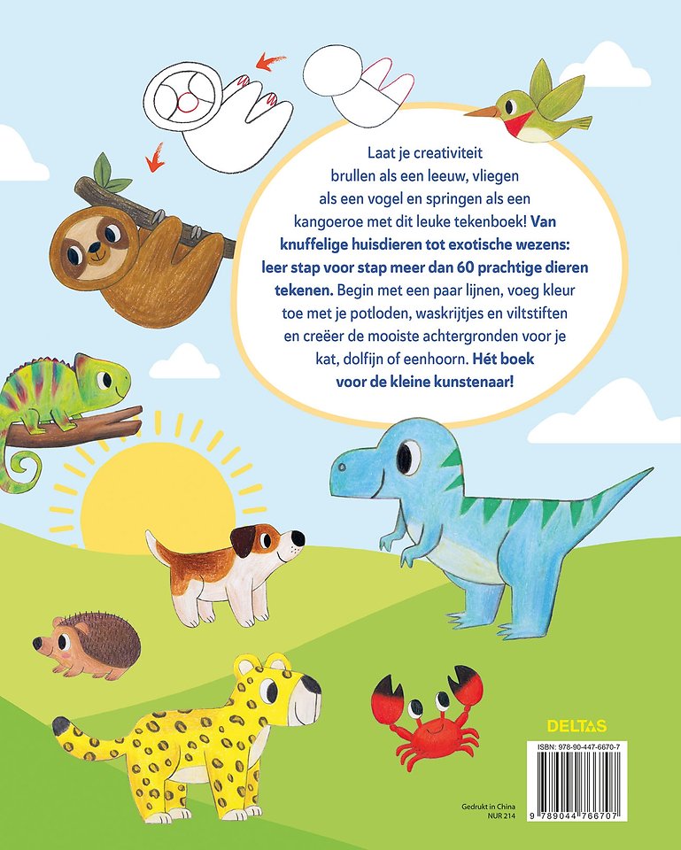 Stap voor stap dieren tekenen
