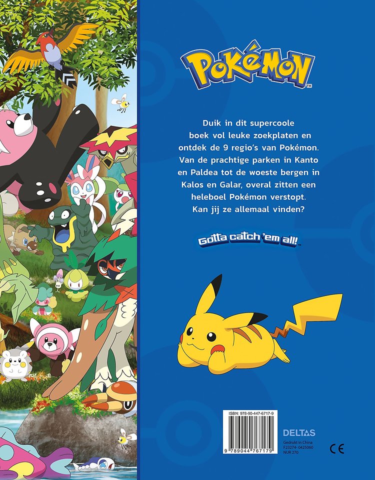 Pokémon het leukste kijk- en zoekboek van Kanto tot Paldea