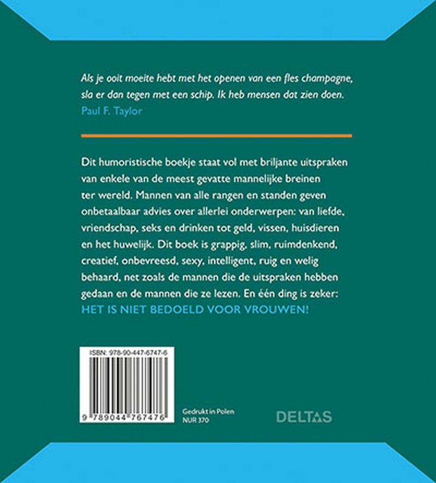 Mannen weten alles beter