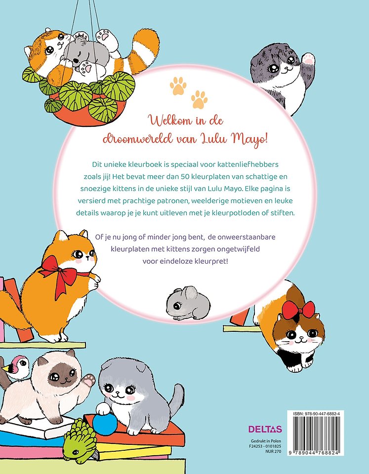 Snoezige kittens Kleurboek