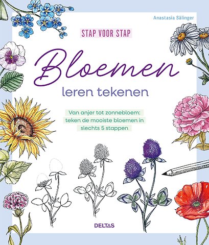 Stap voor stap bloemen leren tekenen