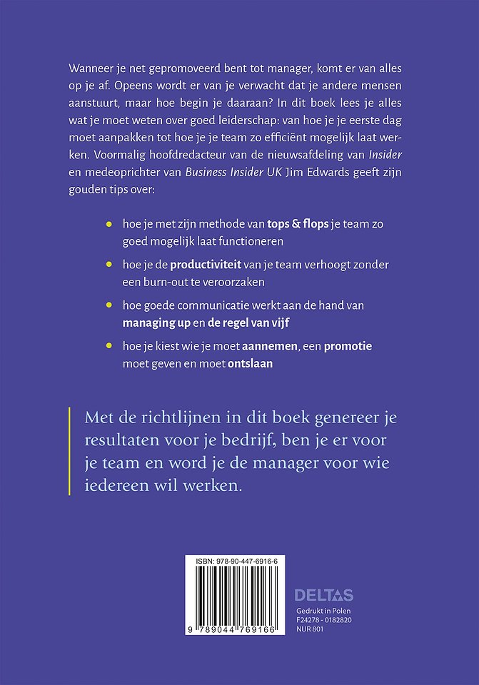 Gids voor de nieuwe manager