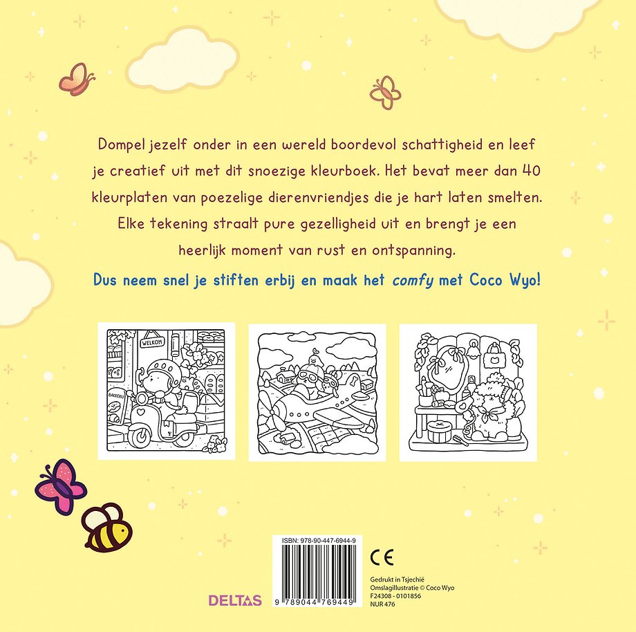 Cute & Comfy kleurboek Coco Wyo
