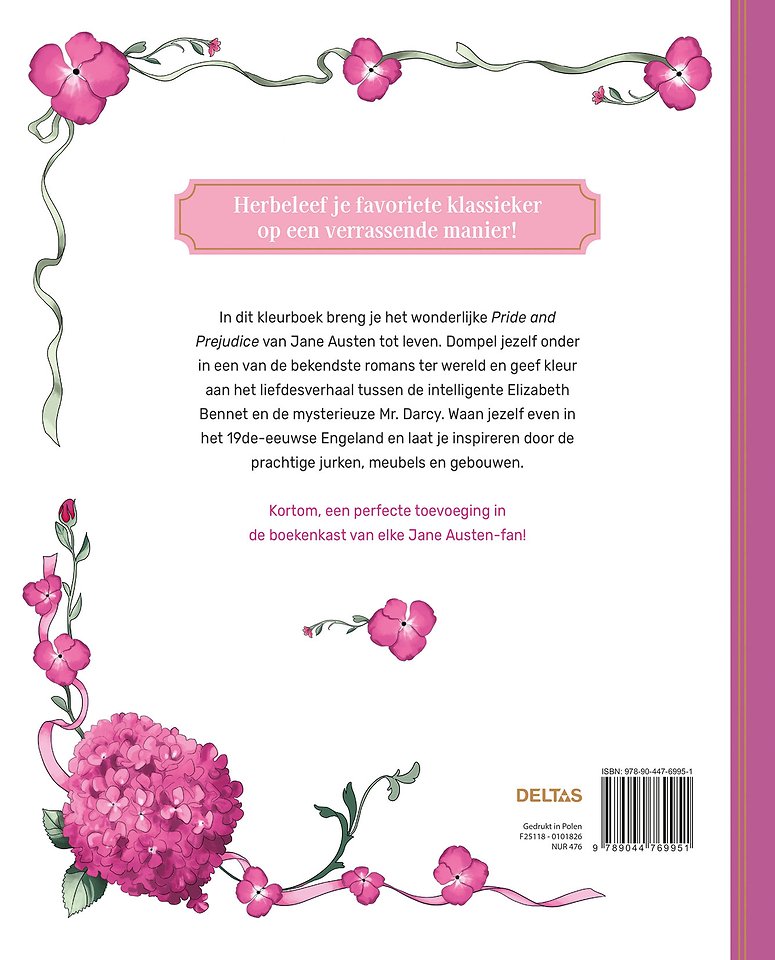 Pride & Prejudice Kleurboek voor volwassenen