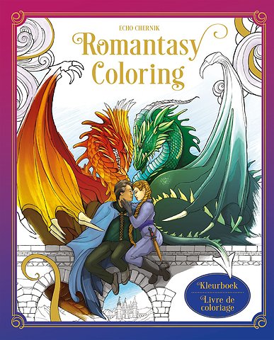 Romantasy Coloring Kleurboek / Romantasy Coloring Livre de coloriage