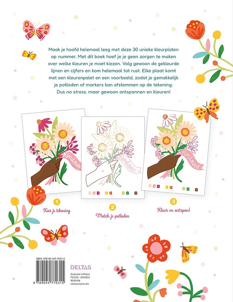 Kleuren op nummer - Een moment van Geluk