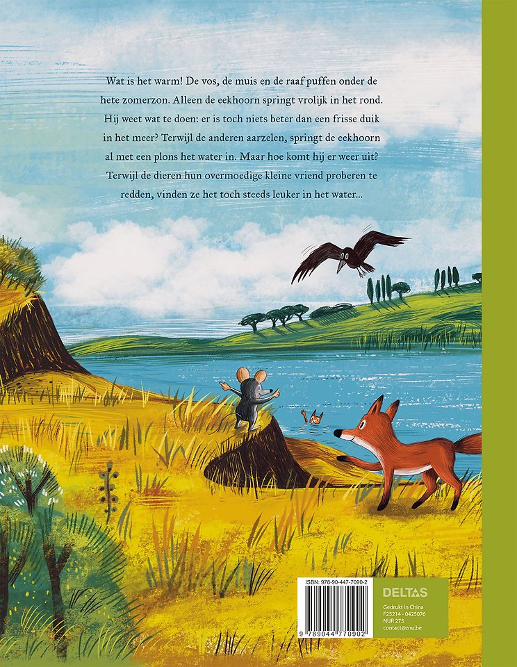 Op een warme zomerdag