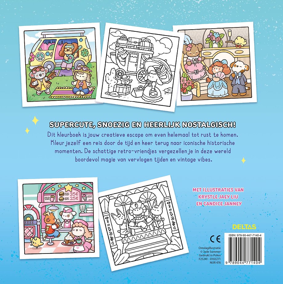 Cozy Vintage - Comfy kleurboek Jade Summer