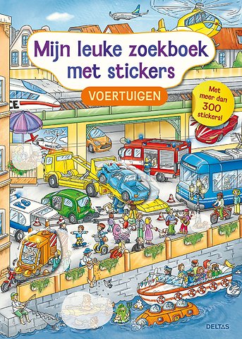 Mijn leuke zoekboek met stickers - Voertuigen