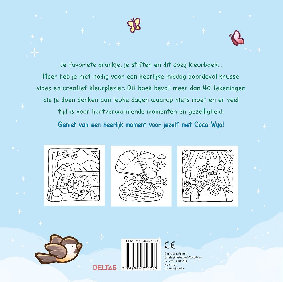 Cozy Days Cute & Comfy kleurboek Coco Wyo
