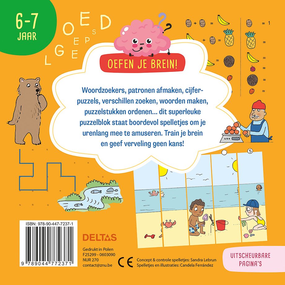 Oefen je brein! Leerrijke spelletjes 6-7 jaar