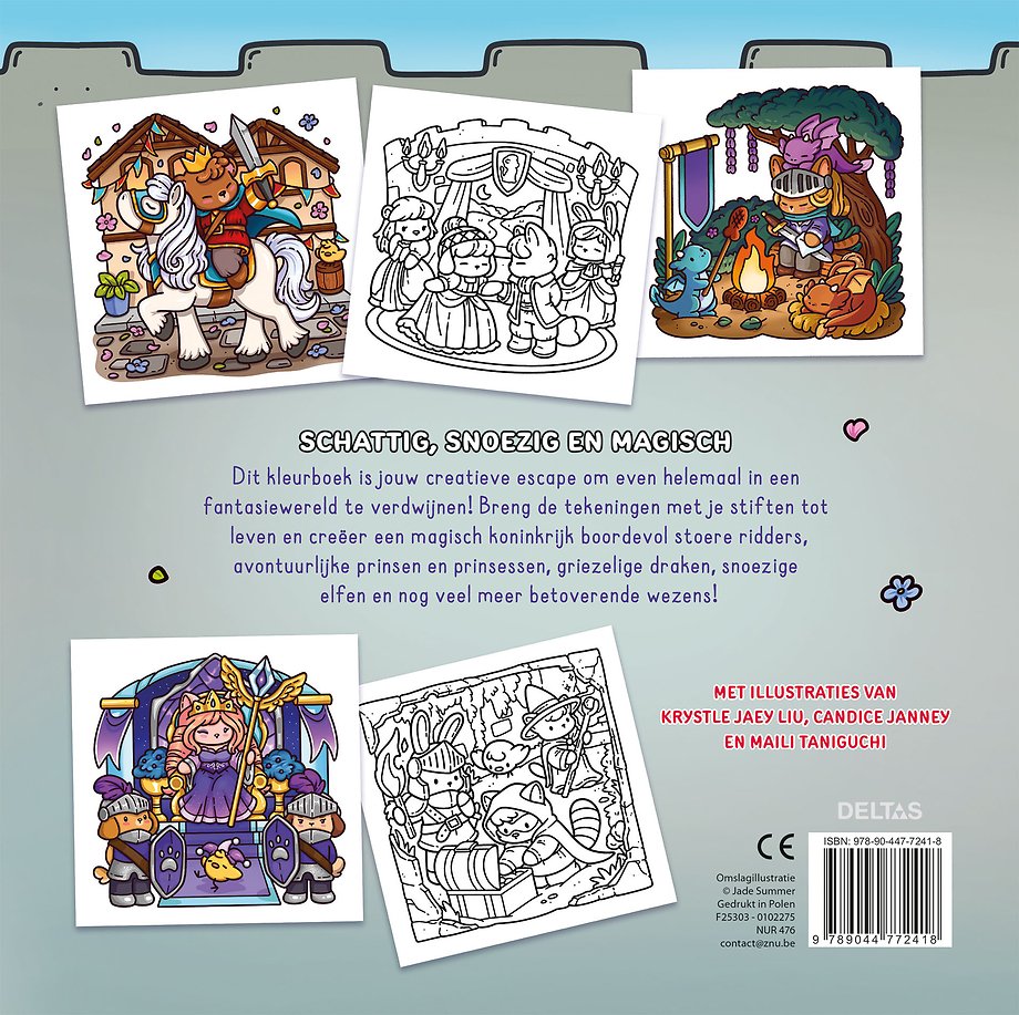 Cozy Kingdom - Fantasy kleurboek Jade Summer