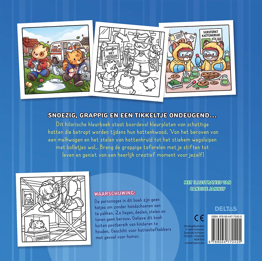 Cat Crimes - Cozy kleurboek Jade Summer