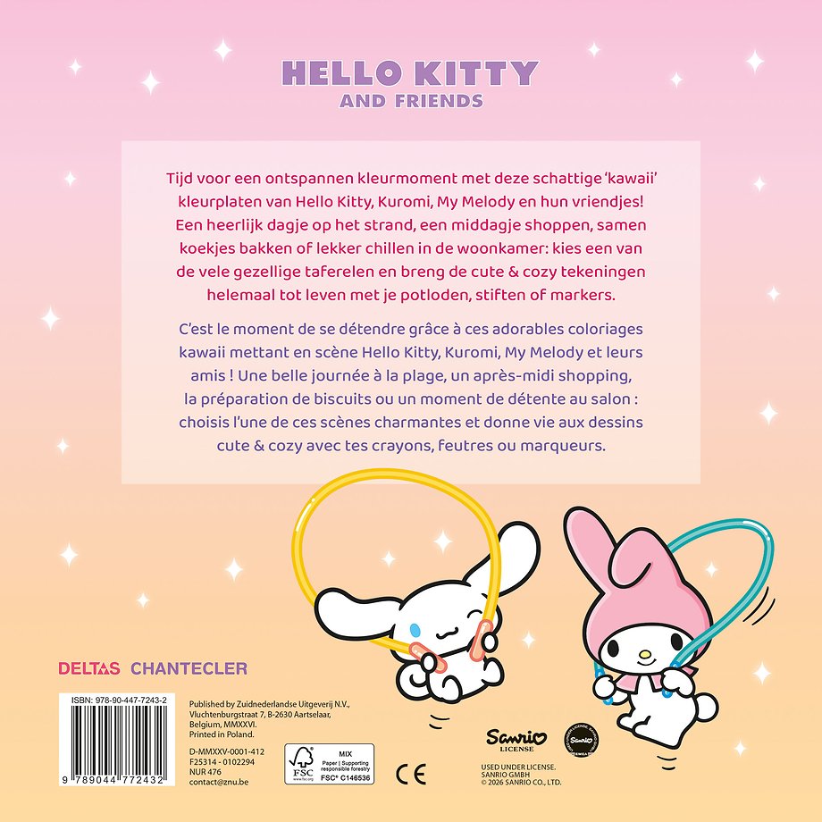 Hello Kitty and Friends Cute & Cozy Color