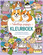 Schattige puppy's kleurboek