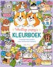 Schattige puppy's kleurboek