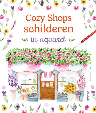 Cozy Shops schilderen in aquarel