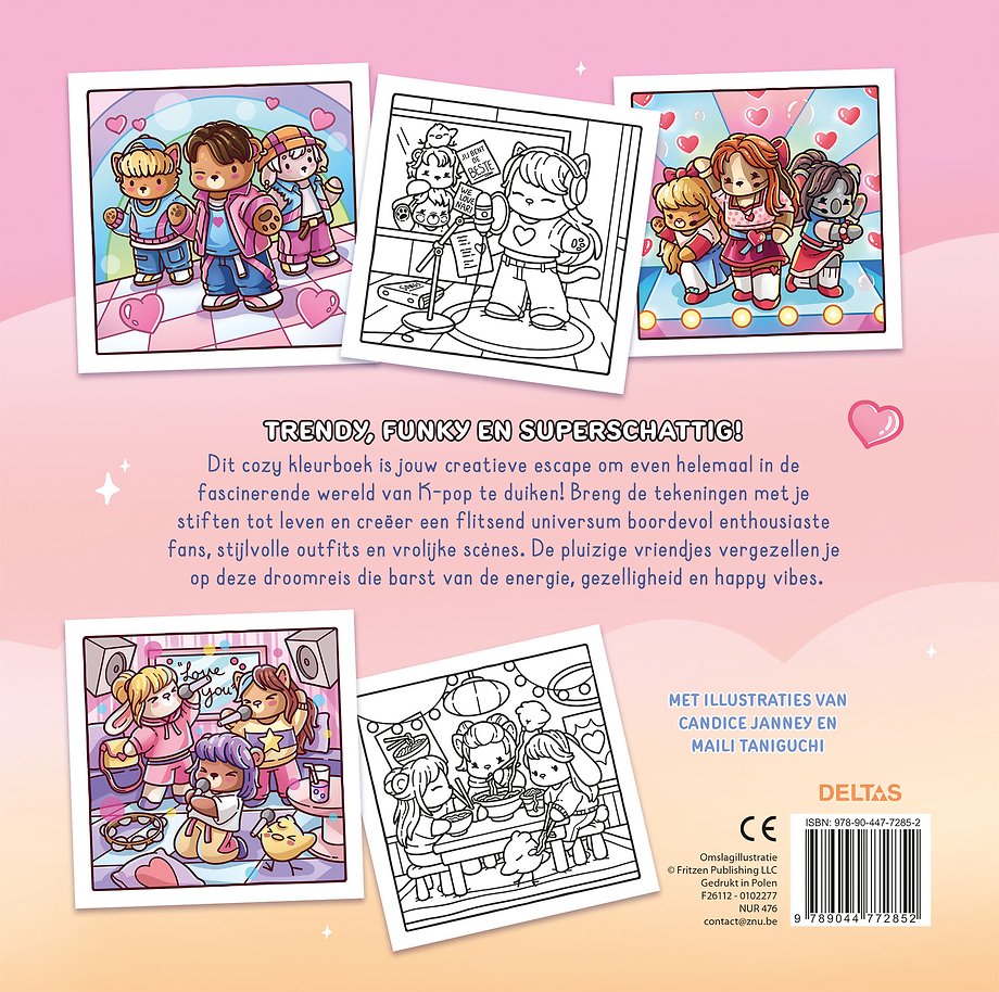 Cozy K-Pop - Comfy kleurboek Jade Summer