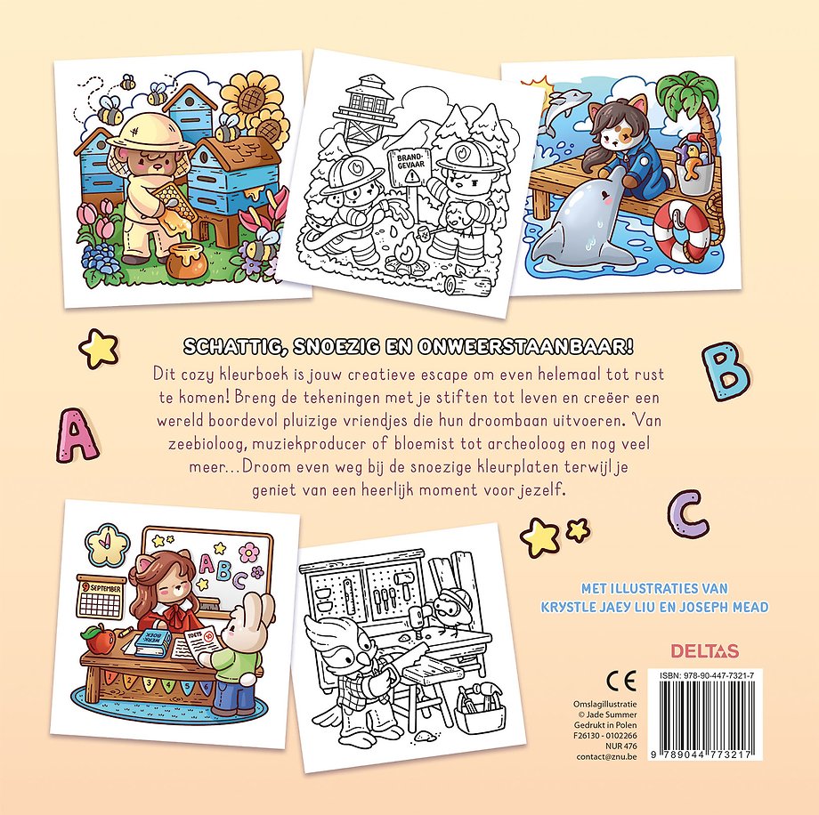 Cozy Jobs - Comfy kleurboek Jade Summer