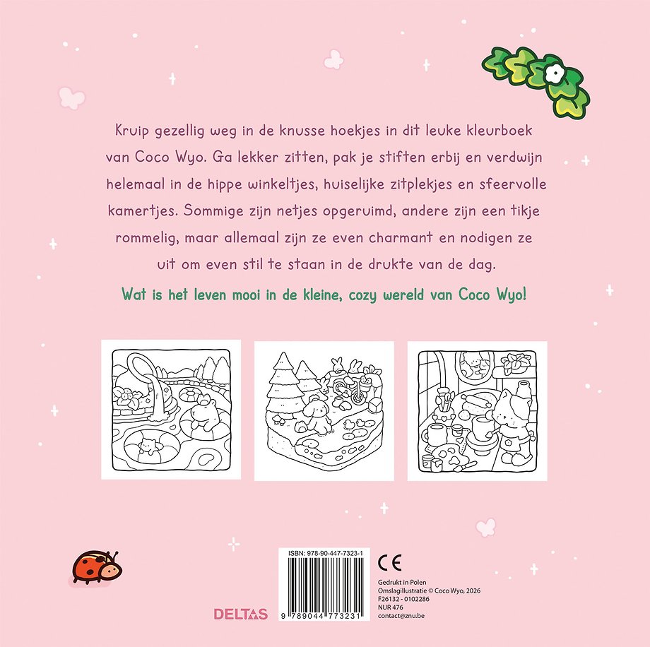 Comfy Corner Cute & Cozy kleurboek Coco Wyo