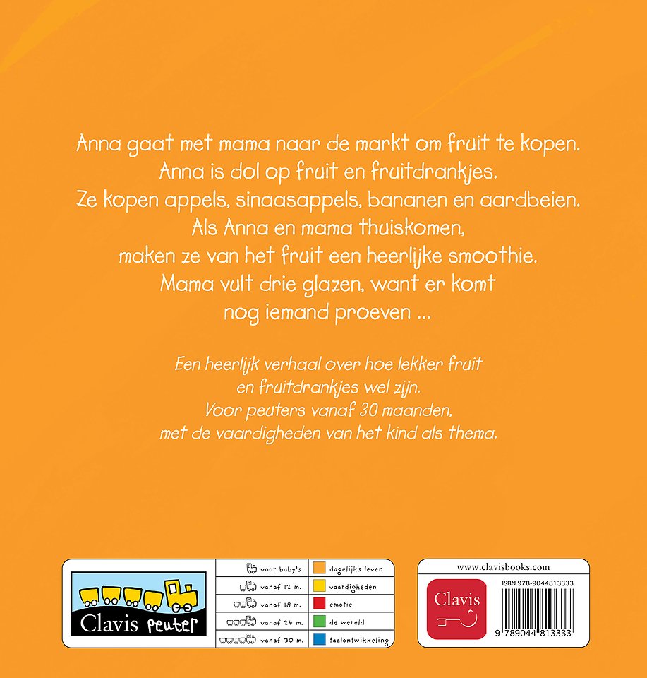 Anna eet graag fruit