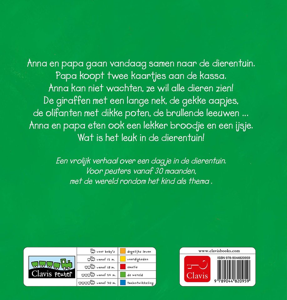 Anna in de dierentuin