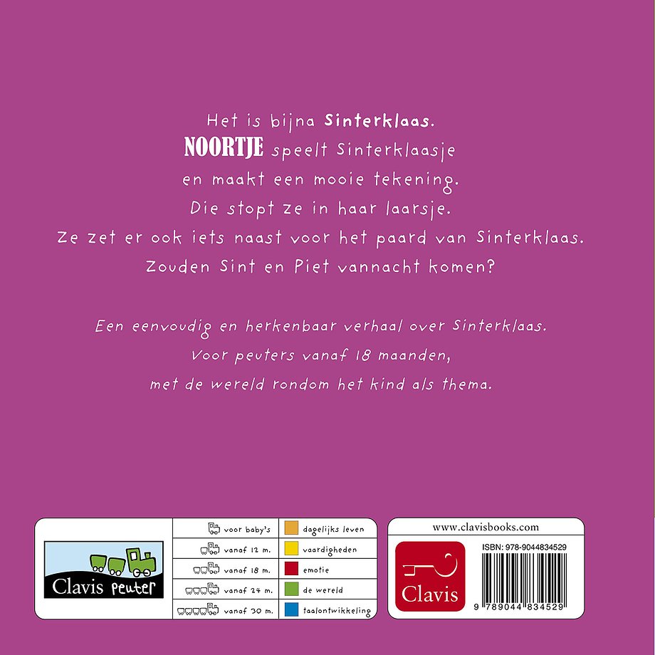 Noortje zet haar schoentje