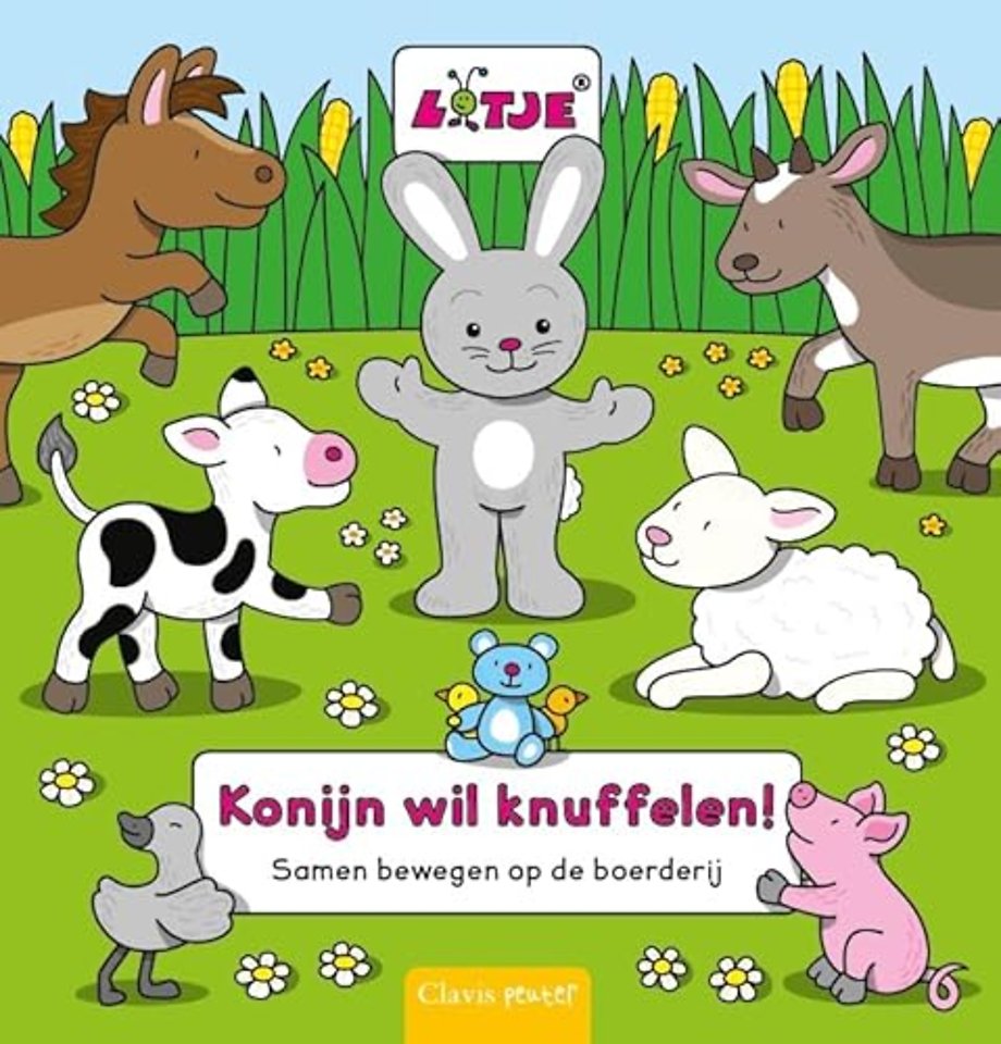 Konijn wil knuffelen!