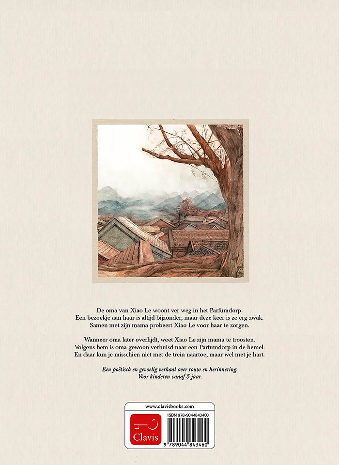 Oma drinkt thee in de hemel